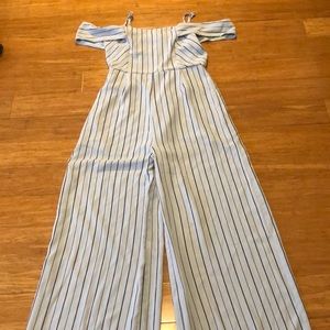 Striped romper